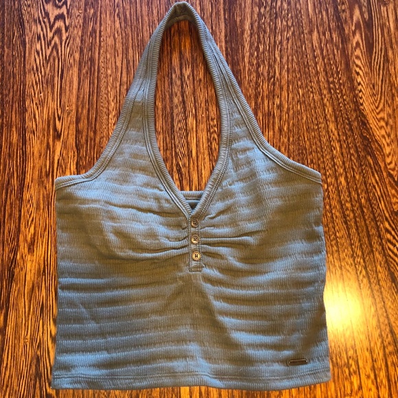 Green American Eagle halter top - Picture 1 of 5